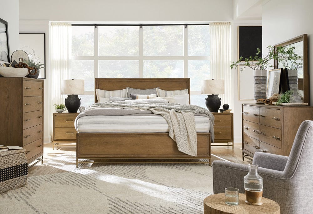 Magnussen - Lindon Belgian Wheat California King Panel Bed - B5570-74 view 6