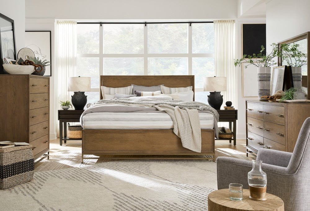 Magnussen - Lindon Belgian Wheat California King Panel Bed - B5570-74 view 7