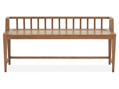 Magnussen - Lindon Belgian Wheat Extendable Rectangular Dining Table With 2 Arm Benches And Buffet - D5570-20-KIT73 view 6