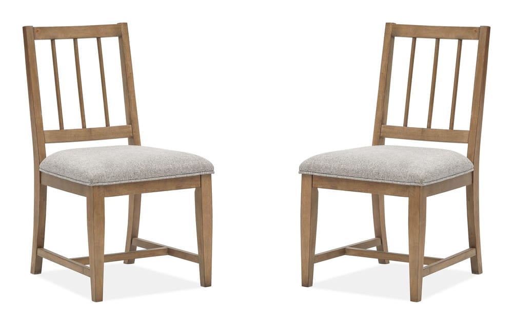 Magnussen - Lindon Belgian Wheat Extendable Rectangular Dining Table With 4 Grey Side Chairs - D5570-20-KIT1 view 5