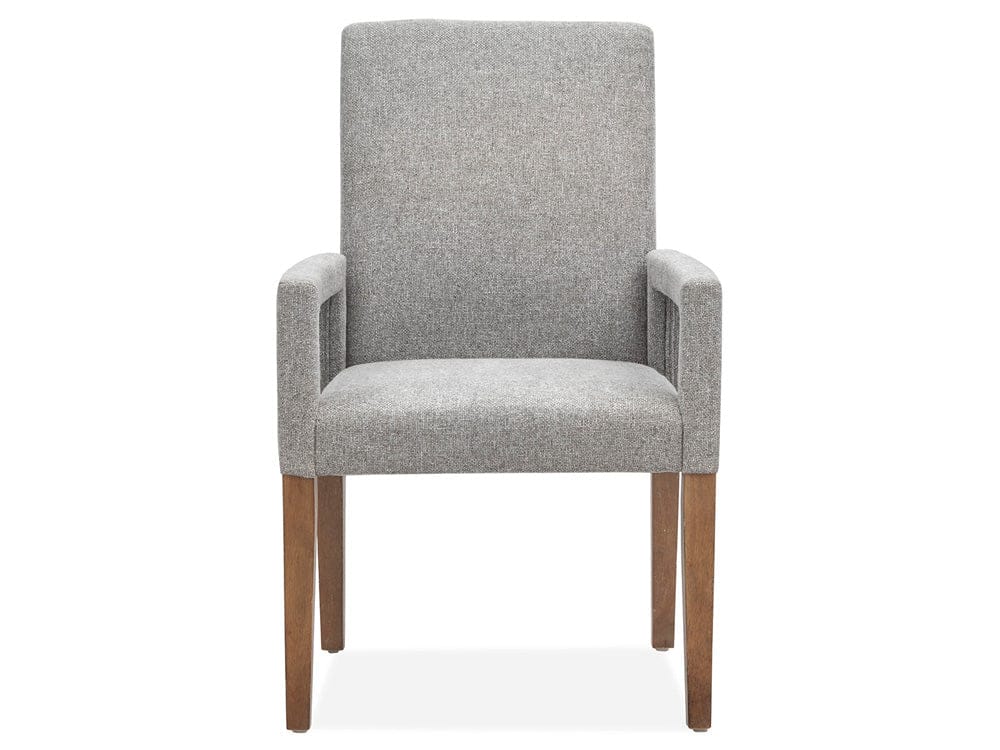 Magnussen - Lindon Belgian Wheat Grey Upholstered Arm Chair Two Pack - D5570-73G view 2