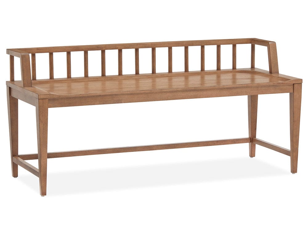 Magnussen - Lindon Belgian Wheat Low Back Arm Bench - D5570-79 view 1