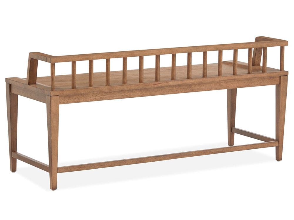 Magnussen - Lindon Belgian Wheat Low Back Arm Bench - D5570-79 view 4