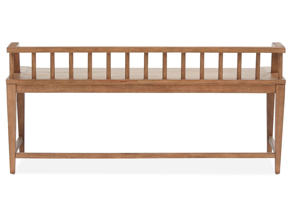 Magnussen - Lindon Belgian Wheat Low Back Arm Bench - D5570-79 view 5
