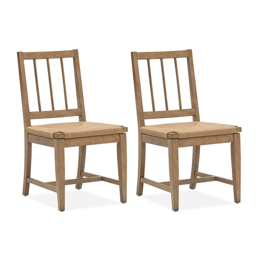 Magnussen - Lindon Belgian Wheat Paper Cord Side Chair Two Pack - D5570-64 view 1