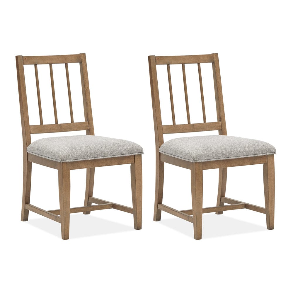Magnussen - Lindon Belgian Wheat Upholstered Side Chair Two Pack - D5570-62G view 1