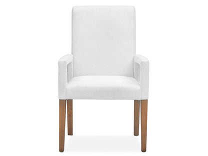 Magnussen - Lindon Belgian Wheat White Upholstered Arm Chair Two Pack - D5570-73W view 2