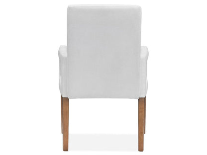 Magnussen - Lindon Belgian Wheat White Upholstered Arm Chair Two Pack - D5570-73W view 5