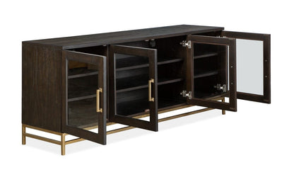 Magnussen - Lindon Coffee Bean Dark Small Console - E5570-05D view 4
