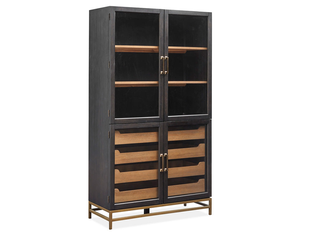 Magnussen - Lindon Coffee Bean Two Tone Cabinet - D5570-01B view 1