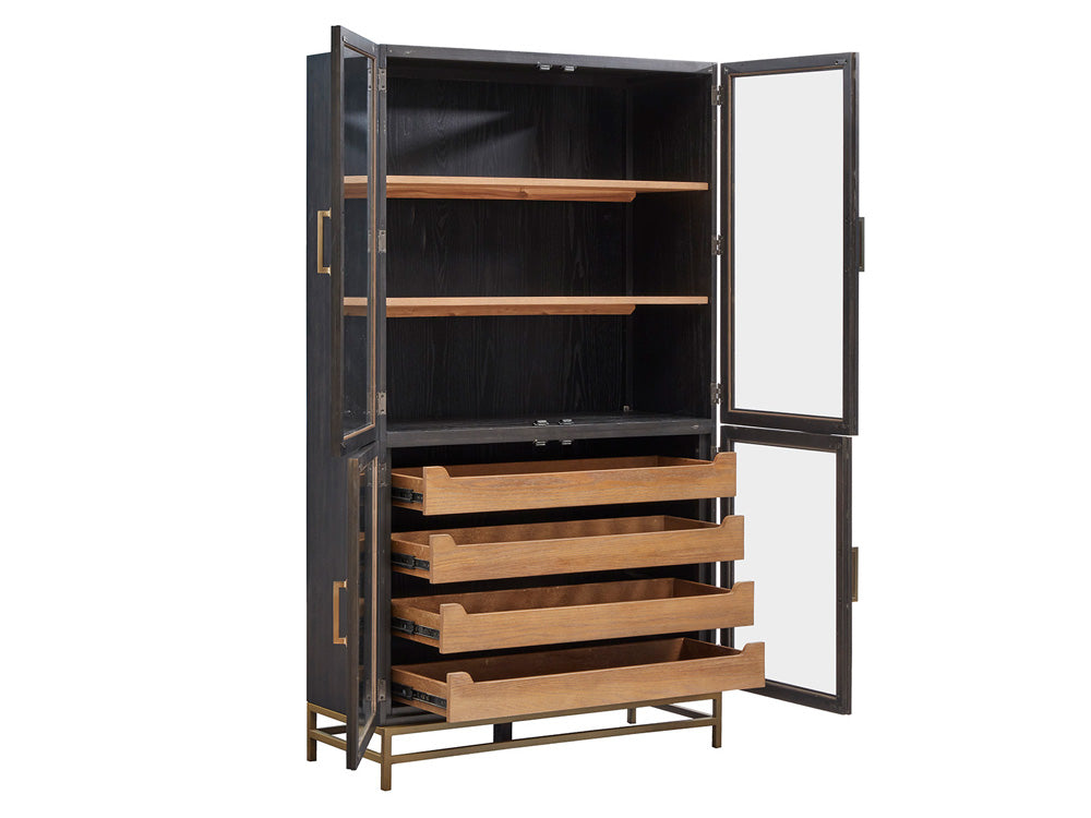 Magnussen - Lindon Coffee Bean Two Tone Cabinet - D5570-01B view 4