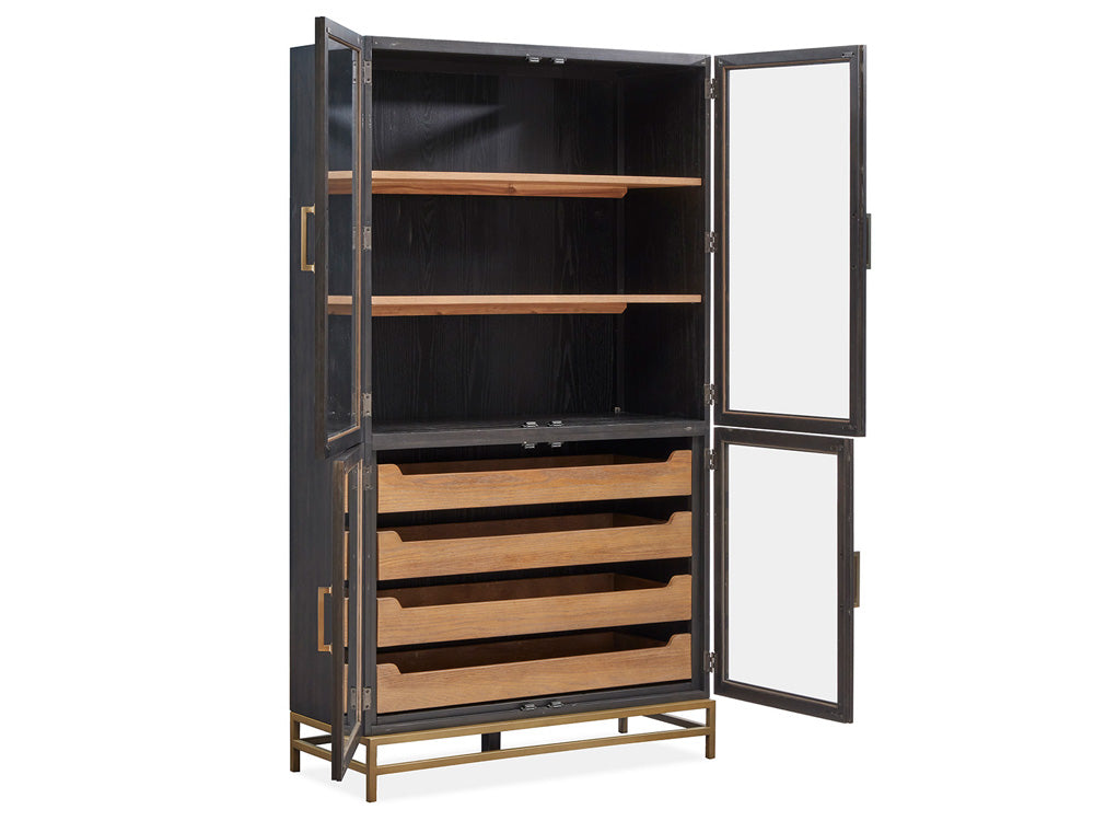 Magnussen - Lindon Coffee Bean Two Tone Cabinet - D5570-01B view 5