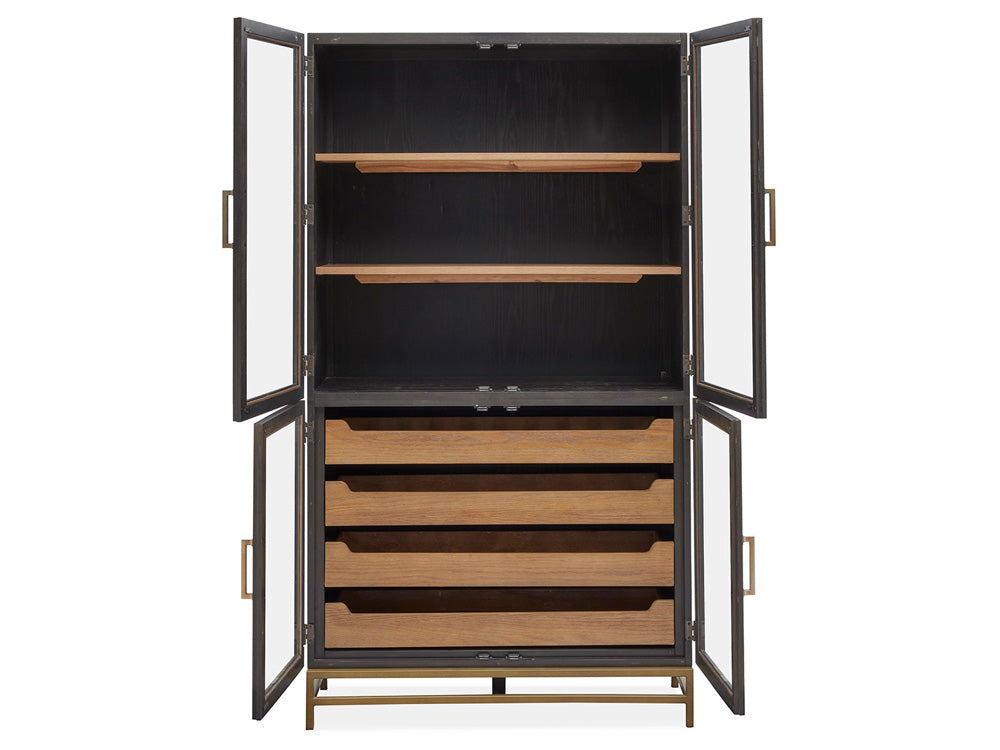 Magnussen - Lindon Coffee Bean Two Tone Cabinet - D5570-01B view 6