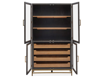 Magnussen - Lindon Coffee Bean Two Tone Cabinet - D5570-01B view 6