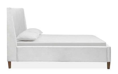 Magnussen - Lindon Complete Queen White Upholstered Island Bed - B5570-50W veiw 2
