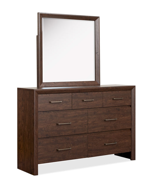 Magnussen - Llewellyn Columbian Walnut Dresser With Portrait Mirror - B5907-2042 view 1