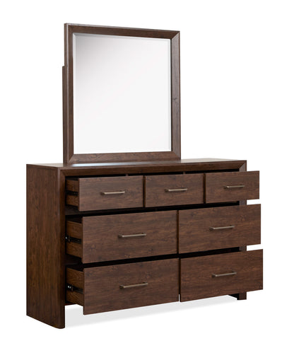Magnussen - Llewellyn Columbian Walnut Dresser With Portrait Mirror - B5907-2042 view 10