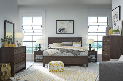 Magnussen - Llewellyn Columbian Walnut King Panel Bed - B5907-64 view 4