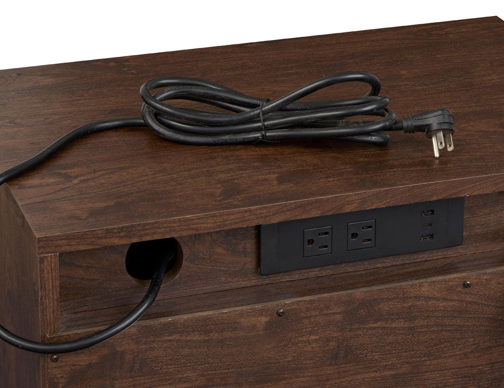 Magnussen - Llewellyn Columbian Walnut Open Nightstand - B5907-05 view 9