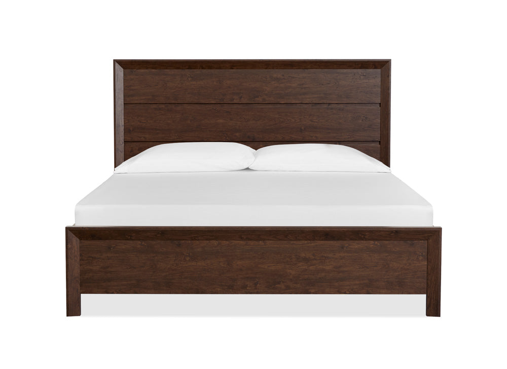Magnussen - Llewellyn Columbian Walnut Queen Panel Bed - B5907-54 view 2