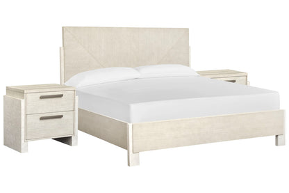 Magnussen - Lorelei Misty Cloud California King Panel Bed With 2 Nightstands - B5893-74-KIT2 view 1