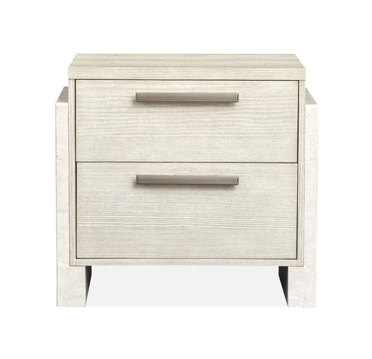 Magnussen - Lorelei Misty Cloud Drawer Nightstand - B5893-01 view 2