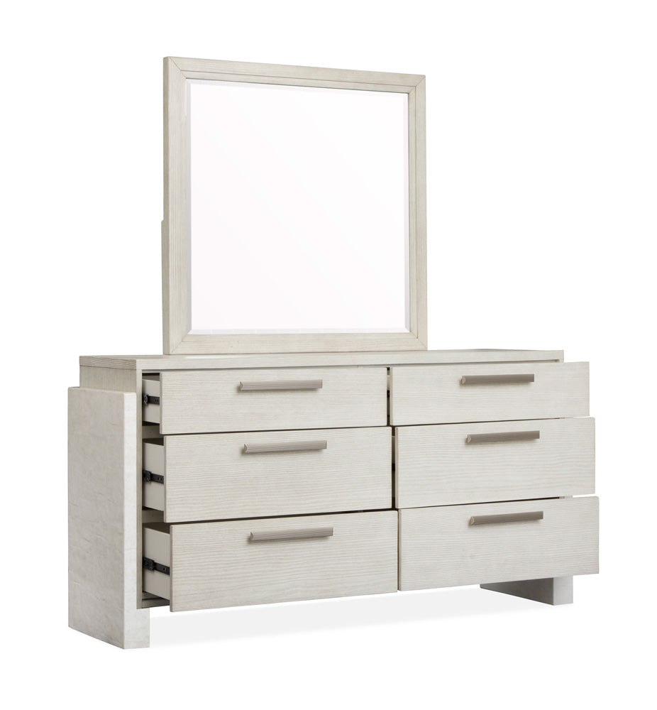 Magnussen - Lorelei Misty Cloud Dresser With Landscape Mirror - B5893-2240 view 6