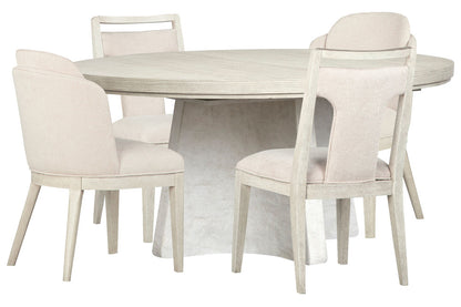 Magnussen - Lorelei Misty Cloud Extendable 54" Round Dining Table With 2 Side Chairs And 2 Host Chairs - D5893-24-KIT7 view 1