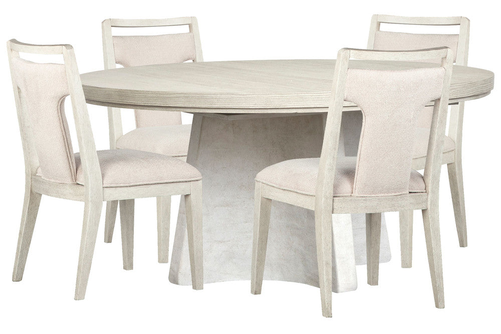 Magnussen - Lorelei Misty Cloud Extendable 54" Round Dining Table With 4 Side Chairs - D5893-24-KIT1 view 1