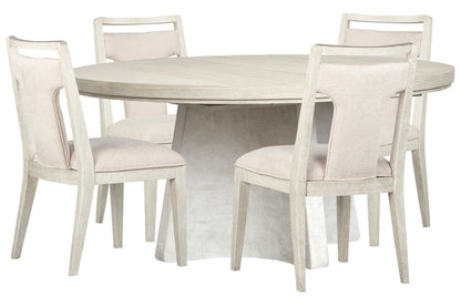 Magnussen - Lorelei Misty Cloud Extendable 54" Round Dining Table With 4 Side Chairs - D5893-24-KIT1 view 1