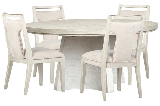 Magnussen - Lorelei Misty Cloud Extendable 54" Round Dining Table With 4 Side Chairs - D5893-24-KIT1 view 1