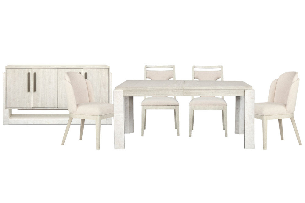 Magnussen - Lorelei Misty Cloud Extendable Rectangular Dining Table With 2 Side Chair 2 Host Chairs And Server - D5893-20-KIT21 view 1