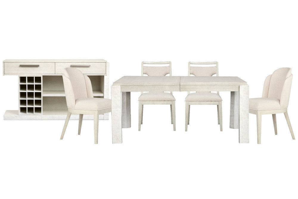 Magnussen - Lorelei Misty Cloud Extendable Rectangular Dining Table With 2 Side Chair 2 Host Chairs And Sideboard - D5893-20-KIT20 view 1