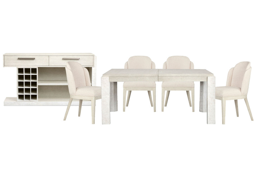 Magnussen - Lorelei Misty Cloud Extendable Rectangular Dining Table With 4 Host Chairs And Sideboard - D5893-20-KIT11 view 1