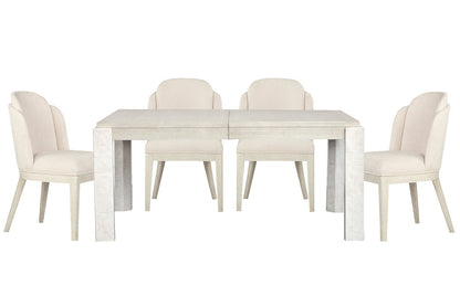 Magnussen - Lorelei Misty Cloud Extendable Rectangular Dining Table With 4 Host Chairs - D5893-20-KIT10 view 1