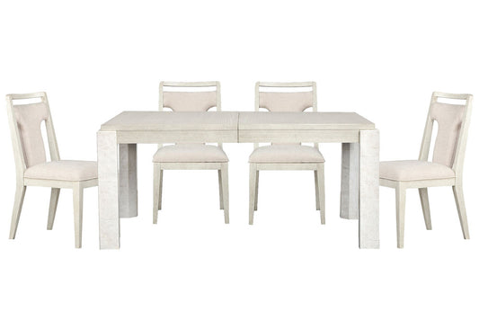 Magnussen - Lorelei Misty Cloud Extendable Rectangular Dining Table With 4 Side Chairs - D5893-20-KIT1 view 1
