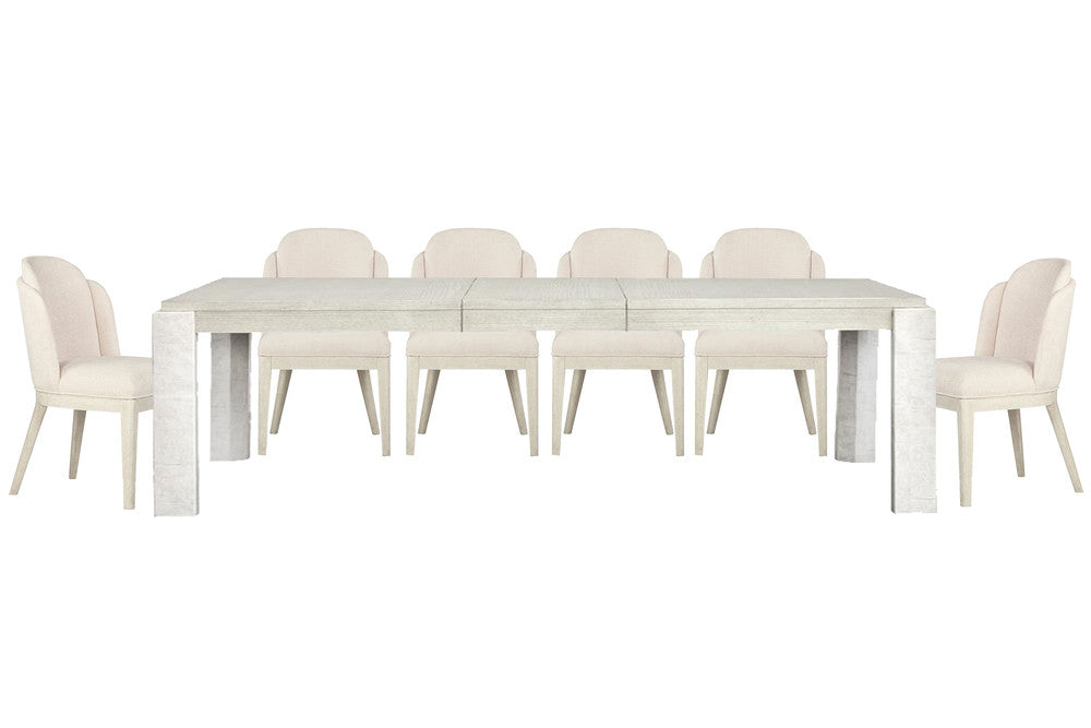 Magnussen - Lorelei Misty Cloud Extendable Rectangular Dining Table With 6 Host Chairs - D5893-20-KIT13 view 1