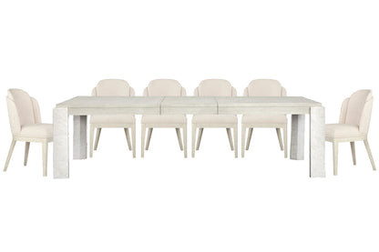 Magnussen - Lorelei Misty Cloud Extendable Rectangular Dining Table With 6 Host Chairs - D5893-20-KIT13 view 1