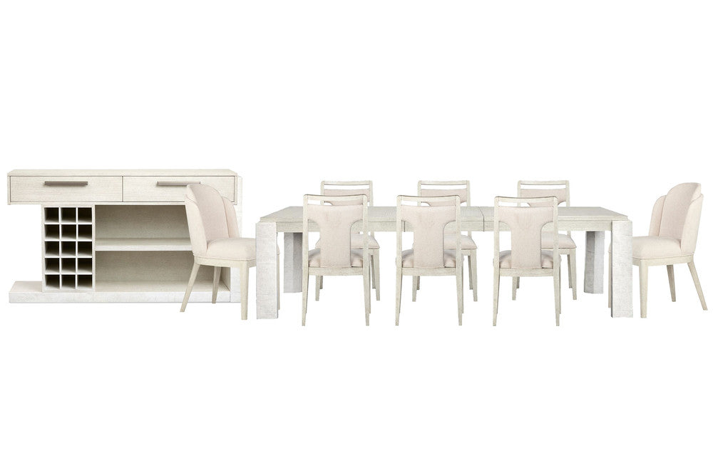 Magnussen - Lorelei Misty Cloud Extendable Rectangular Dining Table With 6 Side Chair 2 Host Chairs And Sideboard - D5893-20-KIT26 view 1
