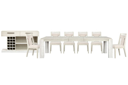 Magnussen - Lorelei Misty Cloud Extendable Rectangular Dining Table With 6 Side Chairs And Sideboard - D5893-20-KIT5 view 1