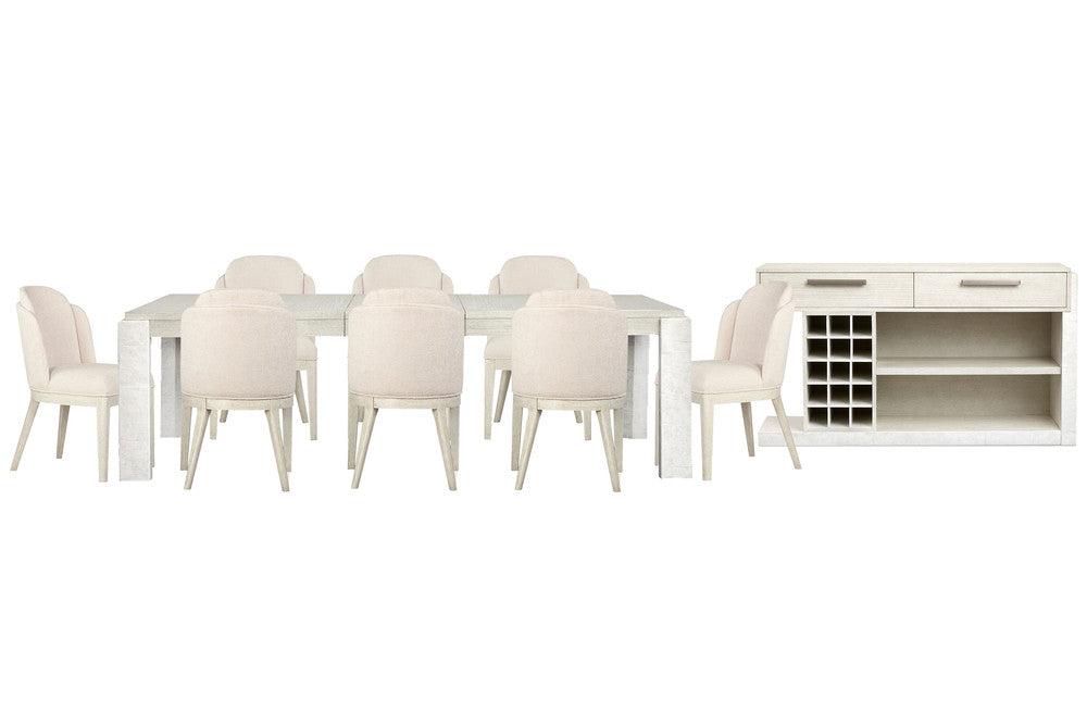 Magnussen - Lorelei Misty Cloud Extendable Rectangular Dining Table With 8 Host Chairs And Sideboard - D5893-20-KIT17 view 1