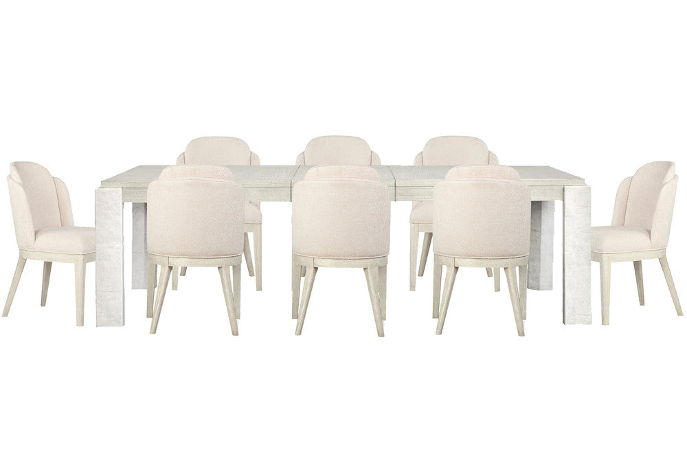 Magnussen - Lorelei Misty Cloud Extendable Rectangular Dining Table With 8 Host Chairs - D5893-20-KIT16 view 1