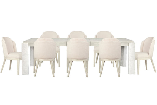 Magnussen - Lorelei Misty Cloud Extendable Rectangular Dining Table With 8 Host Chairs - D5893-20-KIT16 view 1
