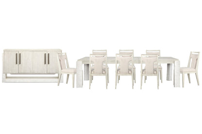 Magnussen - Lorelei Misty Cloud Extendable Rectangular Dining Table With 8 Side Chairs And Server - D5893-20-KIT9 view 1