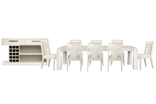 Magnussen - Lorelei Misty Cloud Extendable Rectangular Dining Table With 8 Side Chairs And Sideboard - D5893-20-KIT8 view 1