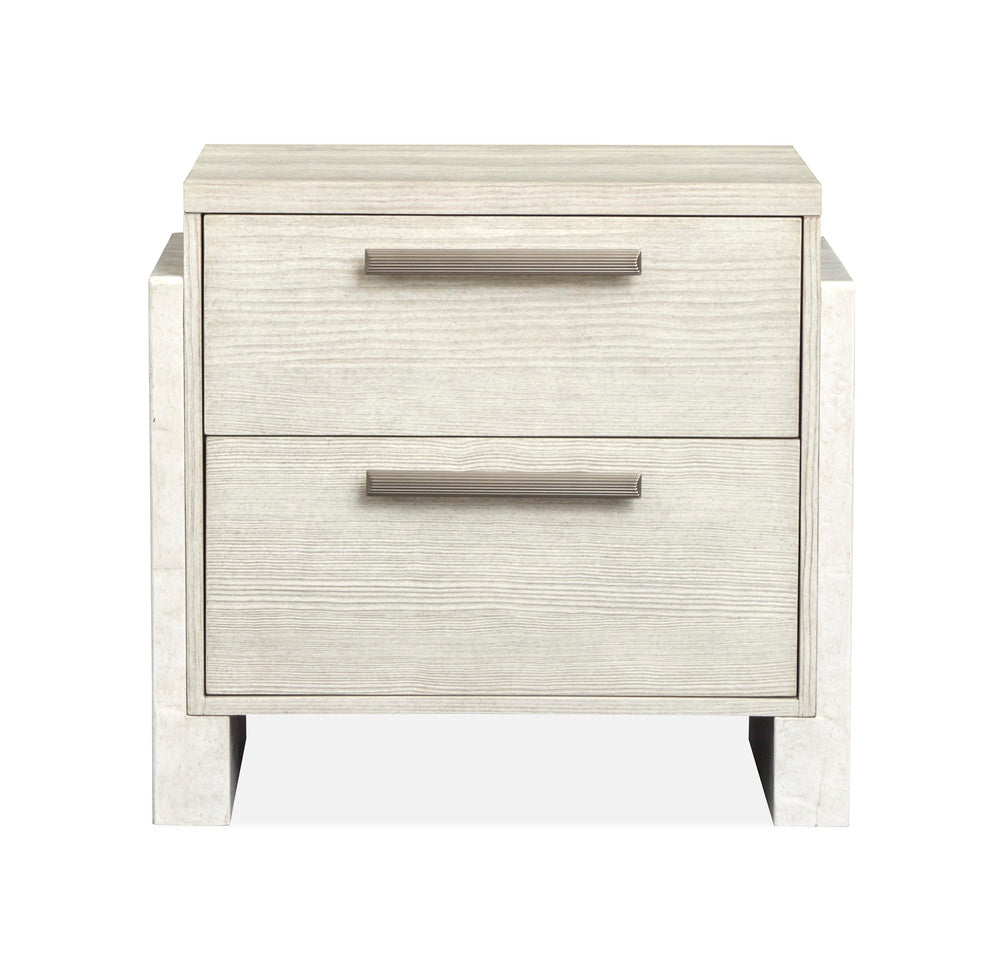 Magnussen - Lorelei Misty Cloud King Panel Bed With 2 Nightstands - B5893-64-KIT2 view 6