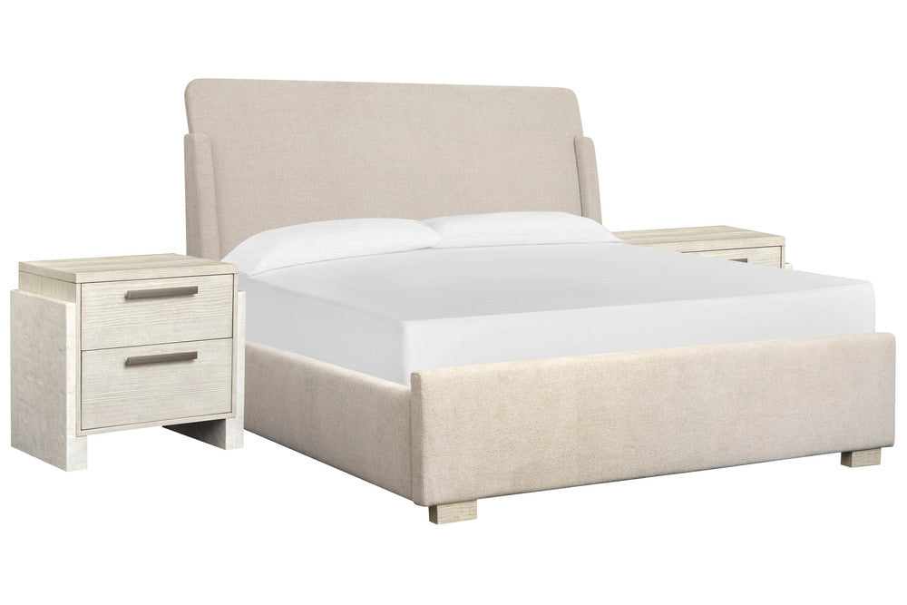Magnussen - Lorelei Misty Cloud King Upholstered Sleigh Bed With 2 Nightstands - B5893-62-KIT2 view 1