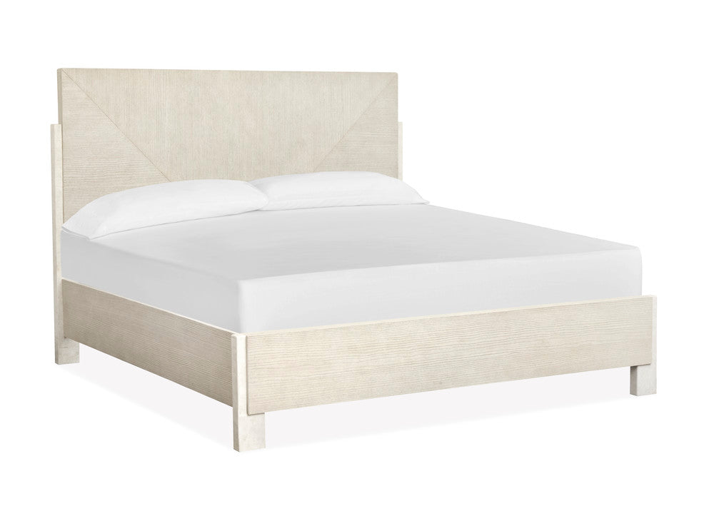 Magnussen - Lorelei Misty Cloud Queen Panel Bed And Drawer Dresser With Landscape Mirror - B5893-54-KIT3 view 2