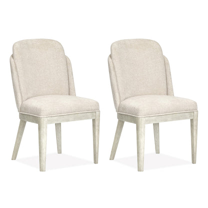 Magnussen - Lorelei Misty Cloud Upholstered Host Chair Two Pack - D5893-66 view 1