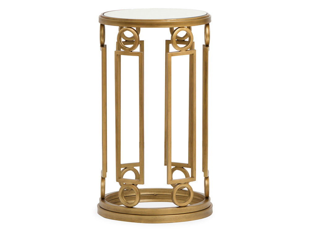 Magnussen - Lorena Burnished Brass Round Accent Table - T6300-35 view 1